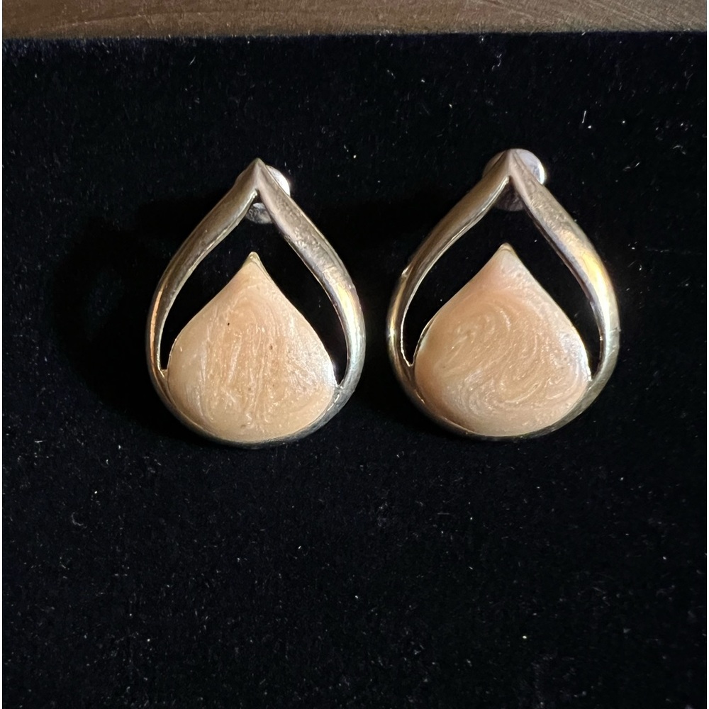 VINTAGE ENAMEL EARRINGS